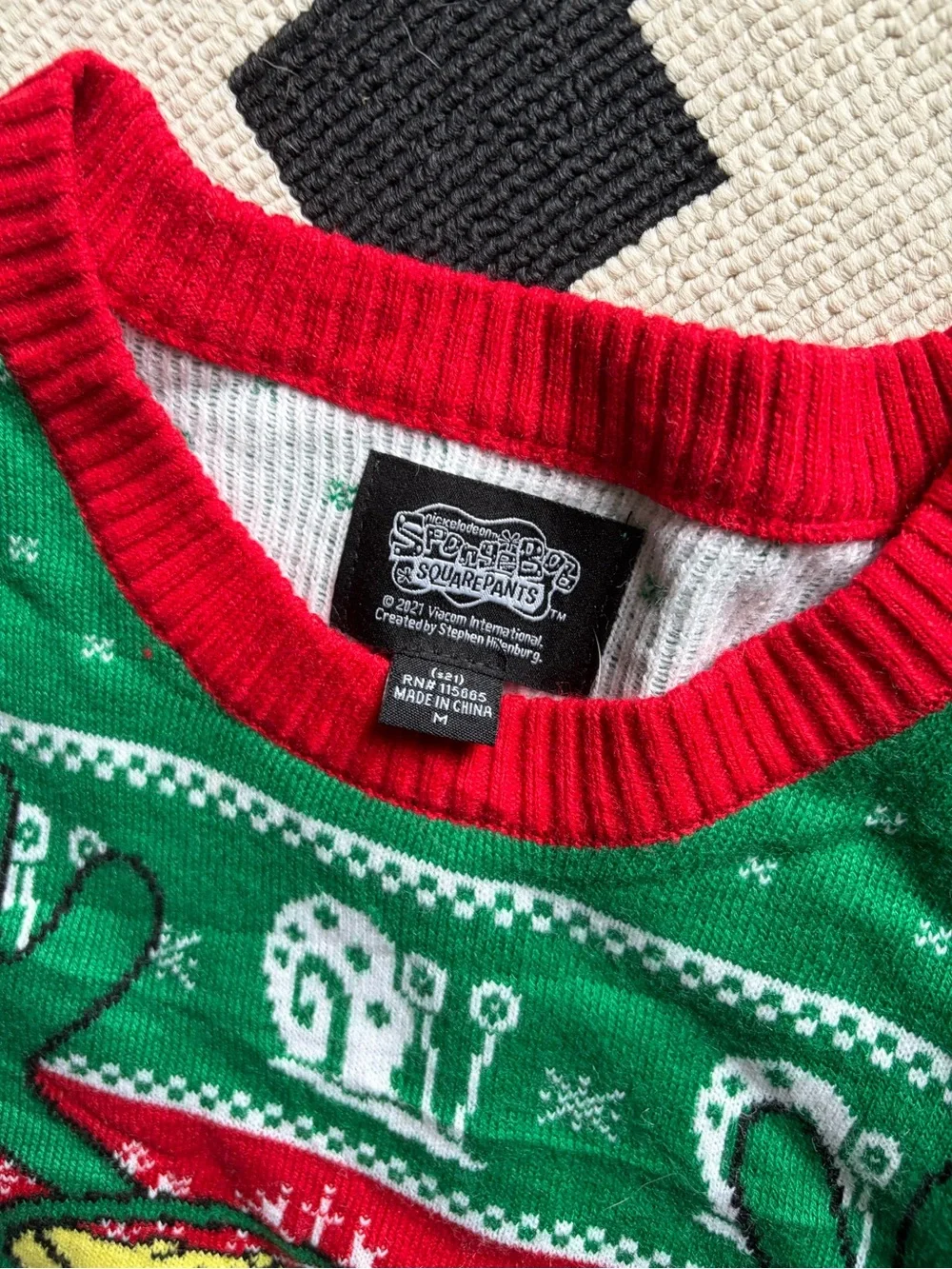 Ugly sweater sponge bob